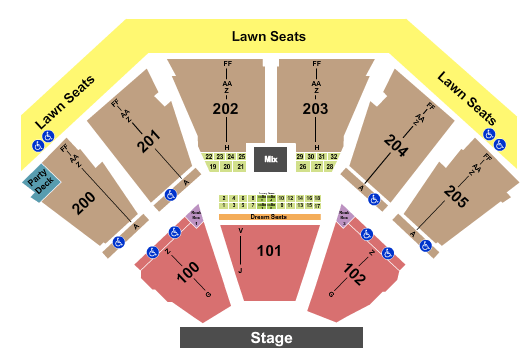 Dos Equis Pavilion Tim McGraw Seating Chart